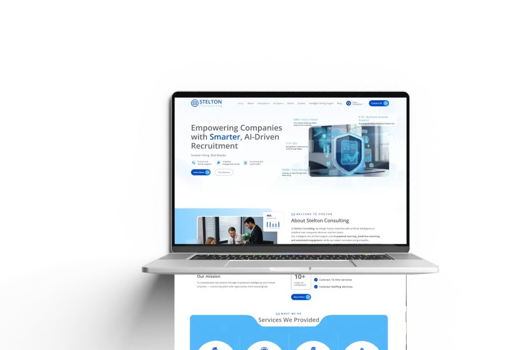 Stelton Consulting - Website Preview Screenshot