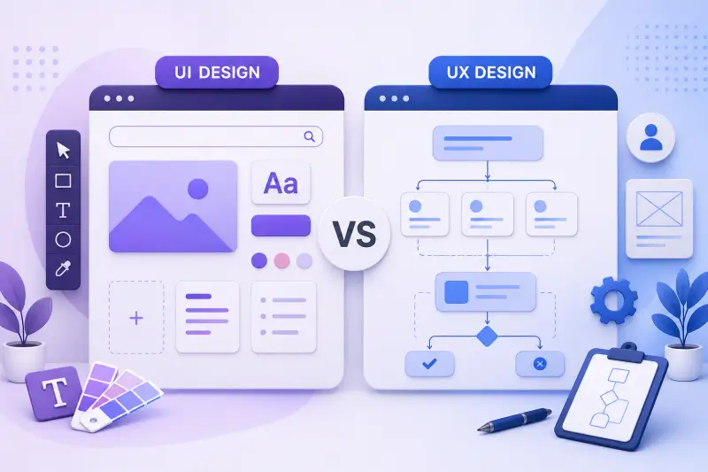 UI Design vs UX